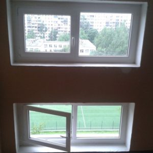 Противопожарное окно для подъезда / серия FRM1122